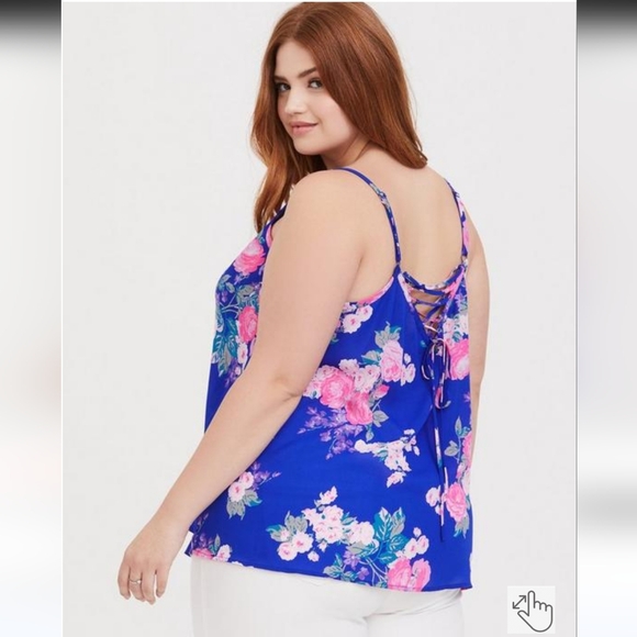 💜 2/$36 💜New w/Tags! Torrid Sophie Cami w/Crisscross Back & Adjustable Straps - Picture 6 of 12